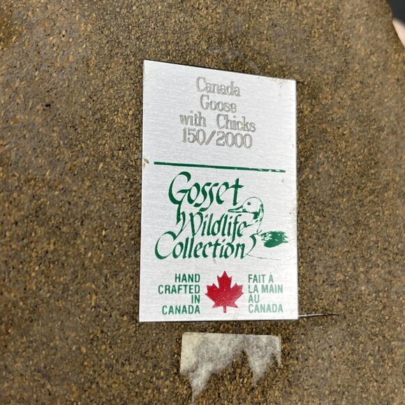 Gosset Wildlife Collection Canada Goose With Chicks 150/2000 Figurine ** READ CA - Picture 5 of 16